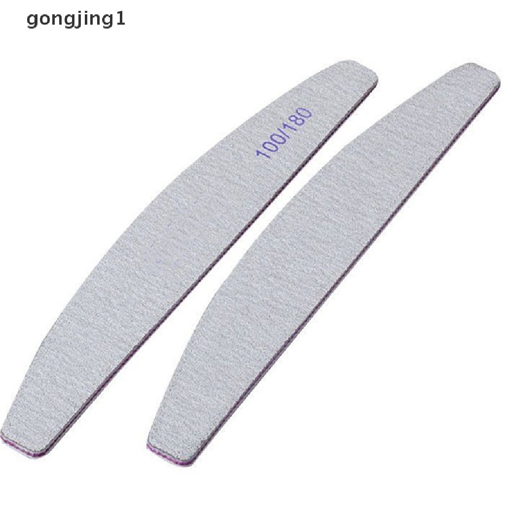 Ggg 1/5PCS Nail Art Sanding Files Blok Buffer Manicure Pedicure Alat UV Gel ID