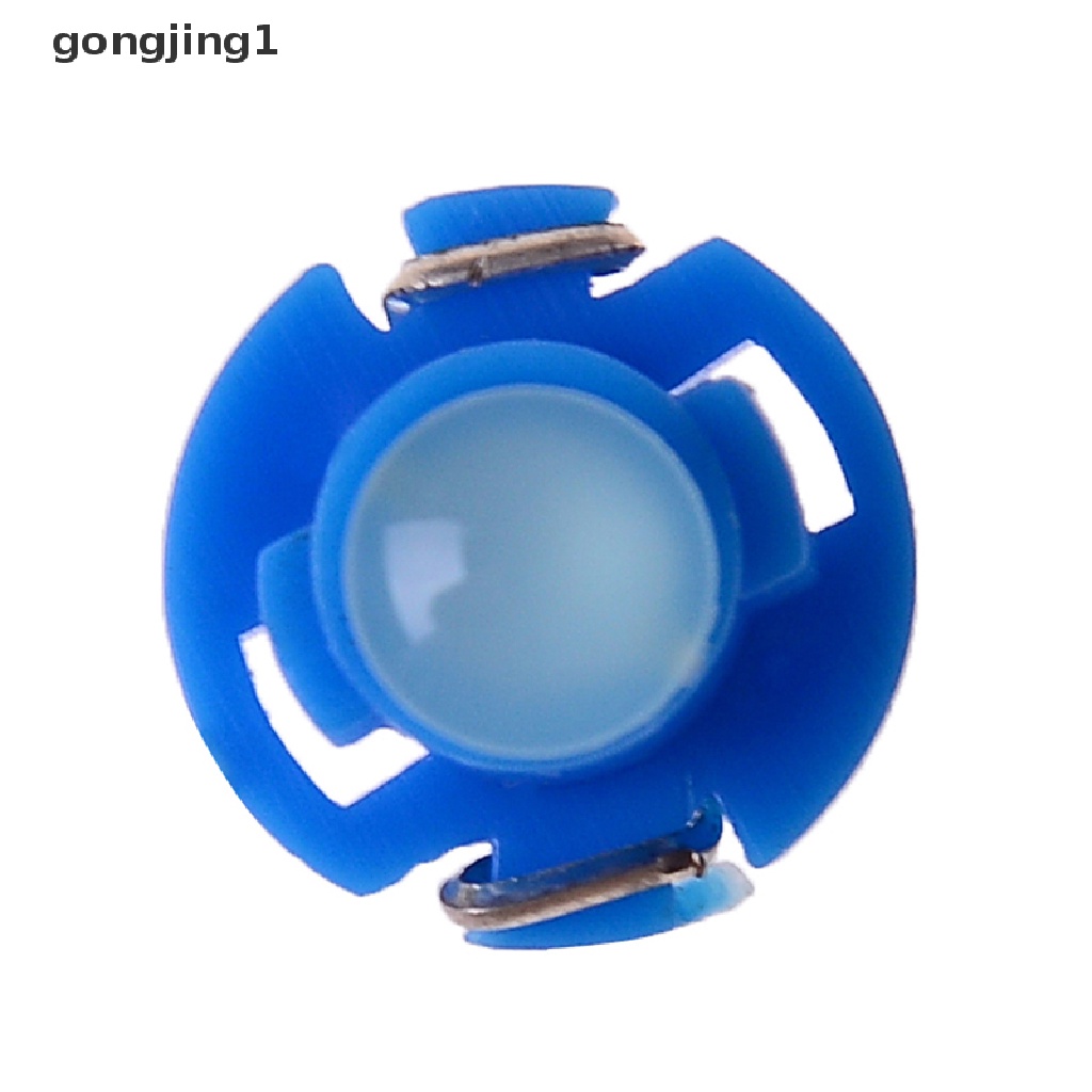 Ggg 10x T3 Bohlam led Instrumen dash dashboard gauge base lamp Biru Muda  Id