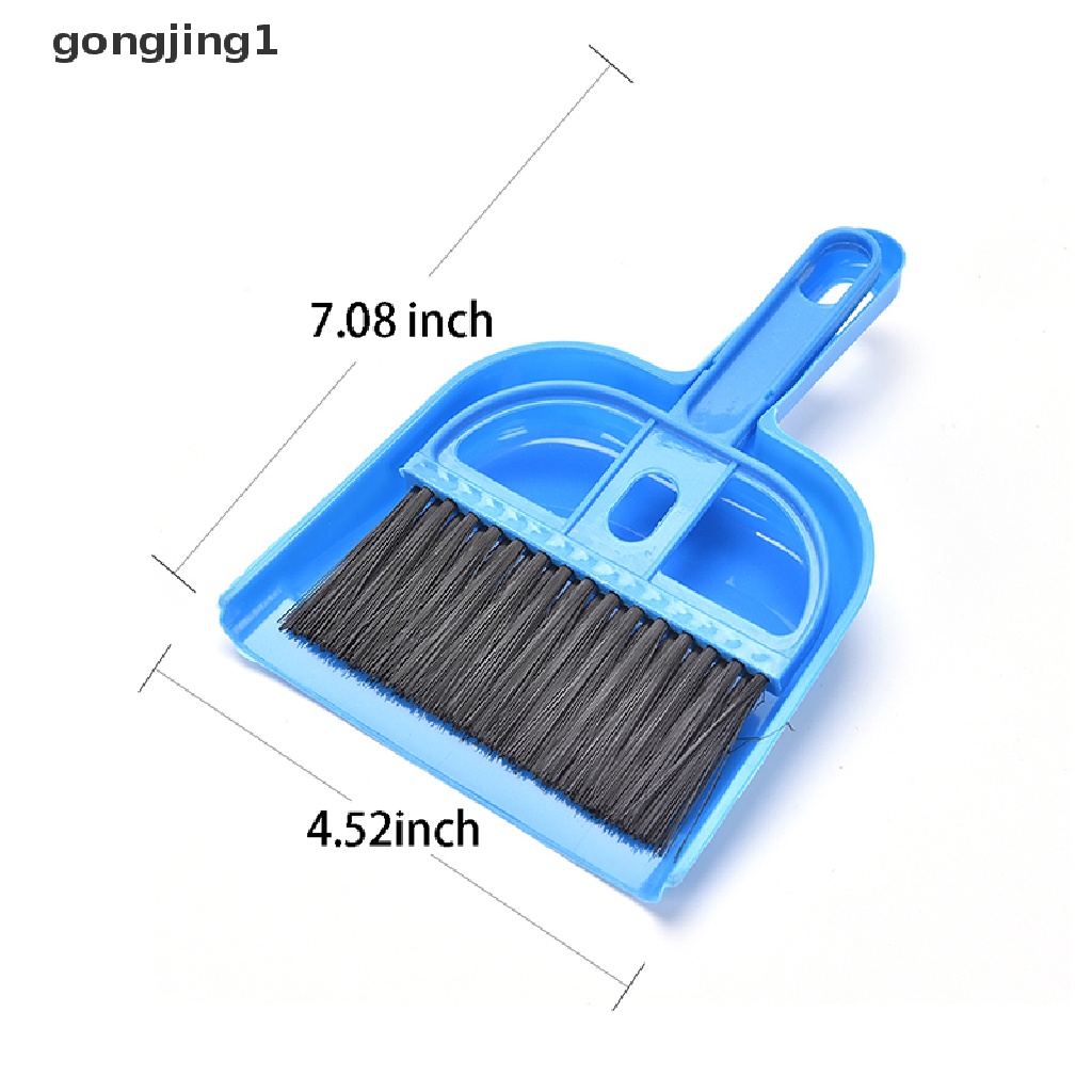 Ggg Set Sapu Tipe Kocokan Kecil Dust Pan Dustpan &amp; Brush Untuk Alat Kebersihan Outdoor ID