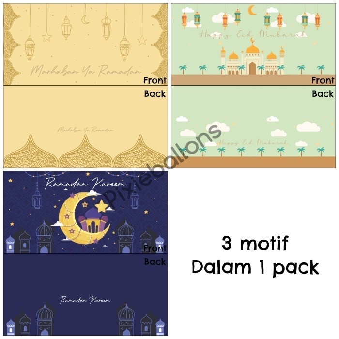 

Promo ramadhan - ANGPAO MONEY ENVELOPE AMPLOP LEBARAN IDUL FITRI RAMADAN ANGPAU - CAMPUR 5PCS - Sedia amplop lebaran kekinian murah diskon viral best seller