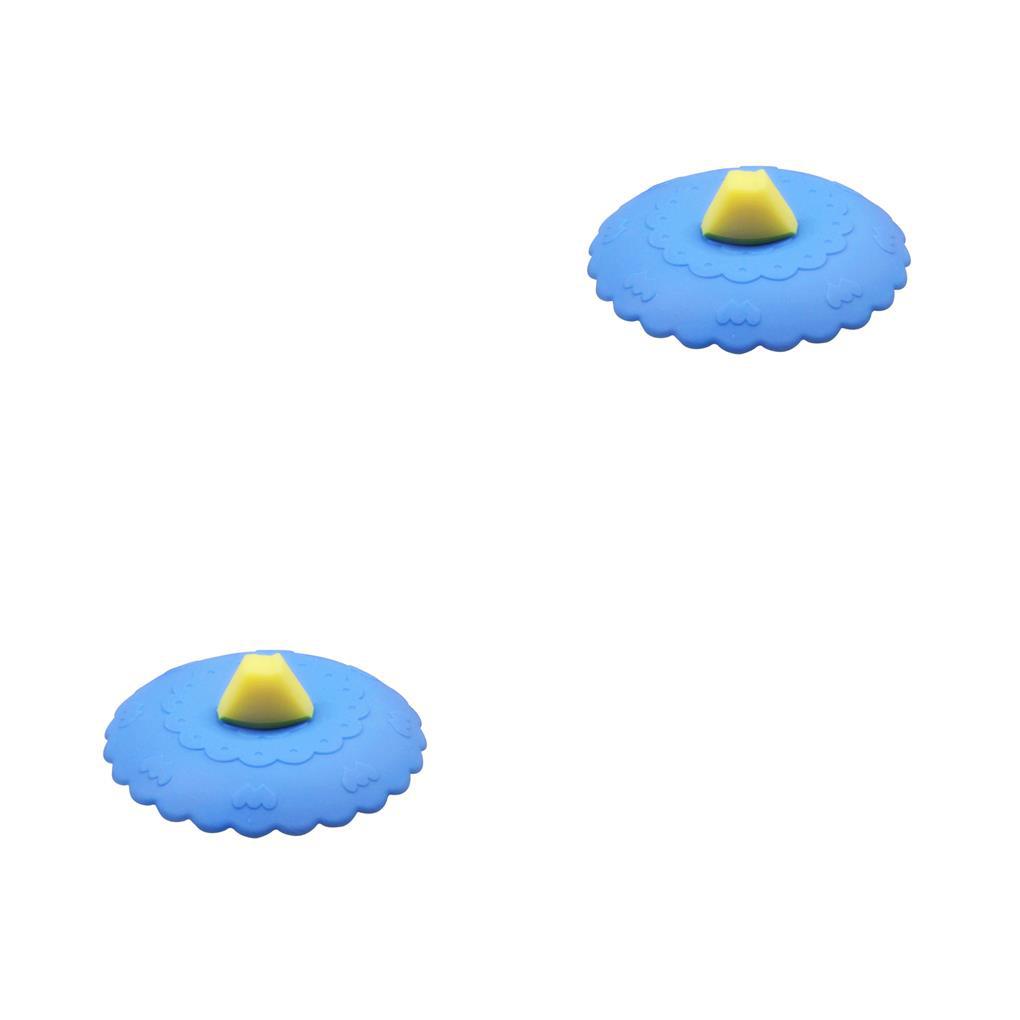 1per2 /2 /3 /5 Penutup Gelas Silikon Kartun Tutup Botol Reusable Anti Bocor Water Cup Lid Dustproof Cap Type3