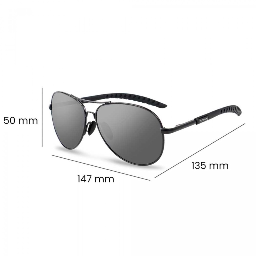 Kacamata Hitam Pria Polarized Sunglasses  3360