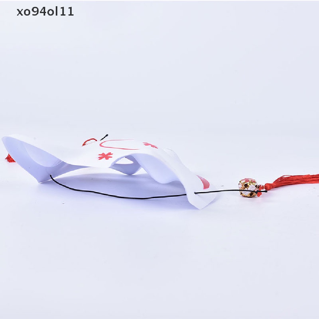 Xo Jepang Halloween Cosplay Rubah Topeng Pesta Setengah Wajah Tangan Dicat Kitsune OL