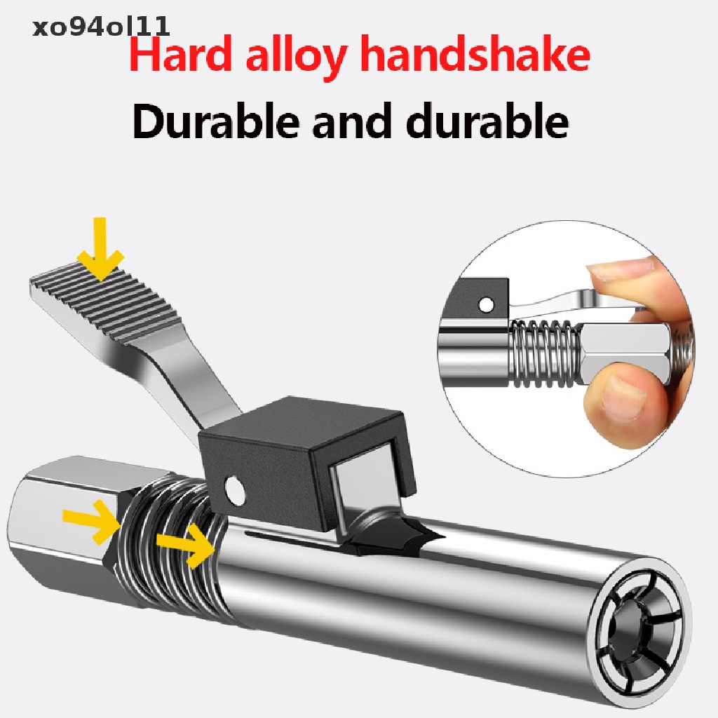 Xo New Grease Gun Coupler Mini Manual Kepala Pompa Gemuk 10000PSI Pelumas OL