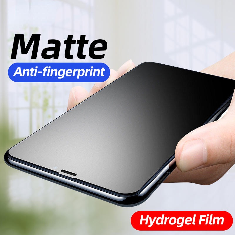 3pcs Pelindung Layar Anti Fingerprint Matte Bukan Kaca Untuk Iphone14 13 12 11 Pro MAX Plus Film Hydrogel Mini Untuk iPhone X XS MAX XR 6 6S 7 8 Plus SE 2022 2020 Film