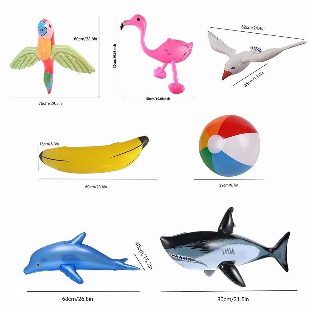 Needway Inflatable Tropical Palm Tree Perlengkapan Luar Ruangan Mainan Anak Backdrop Dekorasi Pesta Perlengkapan Perjamuan Balon Udara Monkey Balloon Party Supplies Kolam Renang Mainan