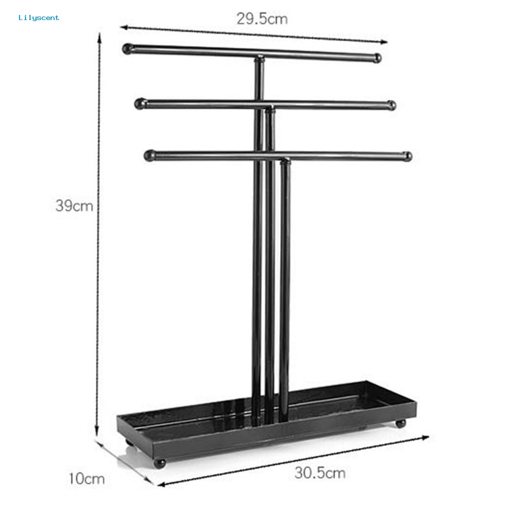 Lilyscent Wide Aplikasi Jewelry Display Stand Penggunaan Rumah Tangga T shaped Jewelry Display Stand Mudah Dirakit