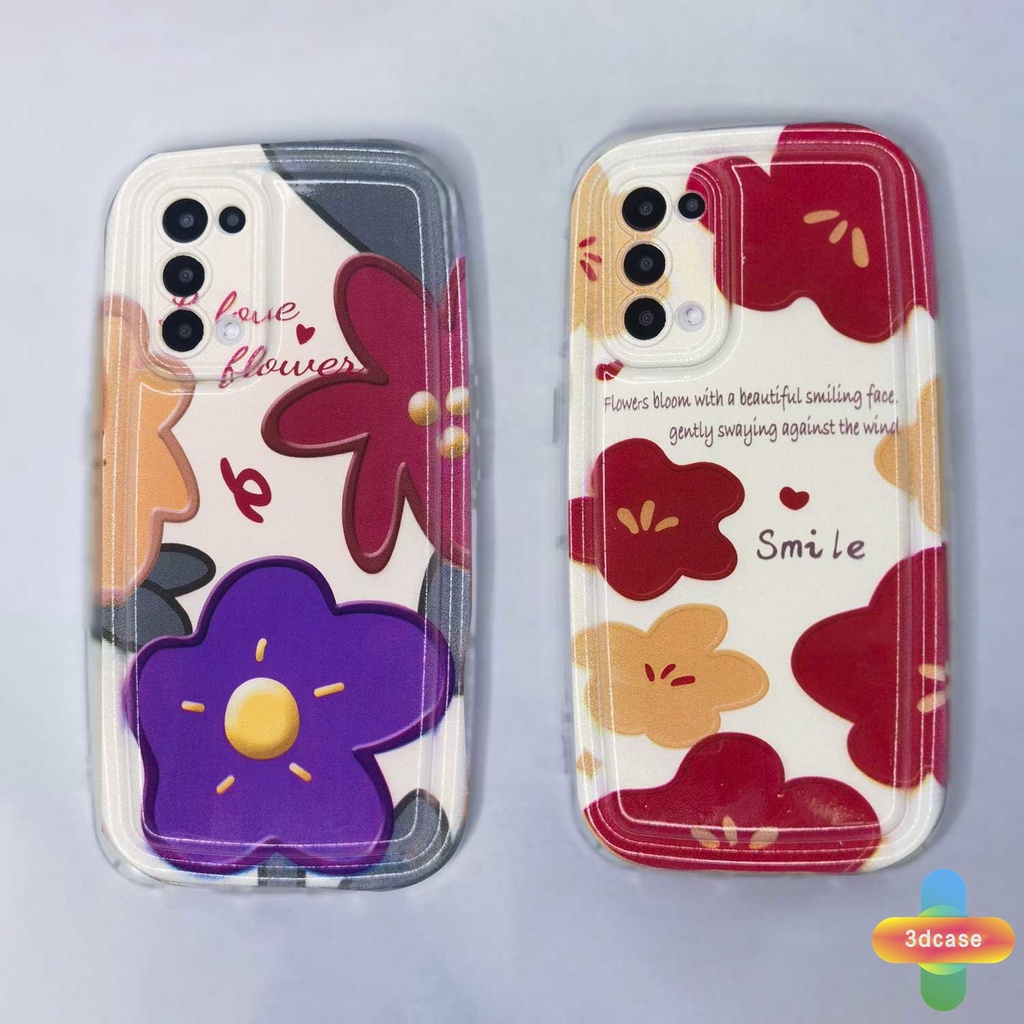 Soft Case Realme C33 C30 C30S C31 C35 C11 2021 C21Y C15 C21 C25 C20 C3 C12 C2 C25S 10 5S 5 5i 9i C17 7i C1 C25Y C2 C3i 6i C20A  Narzo 20 10 10A 20A 30A 50A 50i Prime A7 A5S A15 A16 A17 A53 A53S A57 Love Flower Camera Lens Protection Soap Case