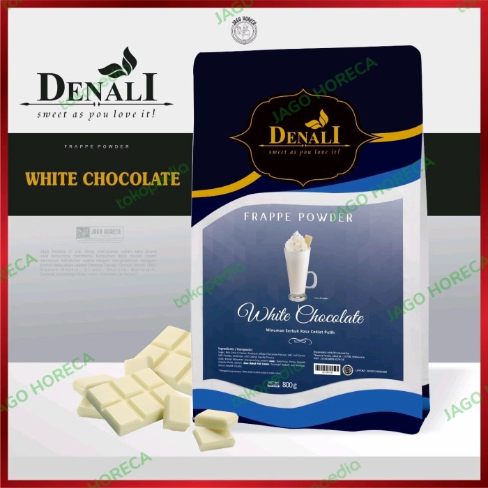 

Denali Powder White Chocolate 800 gr | Bubuk Minuman Rasa Cokelat