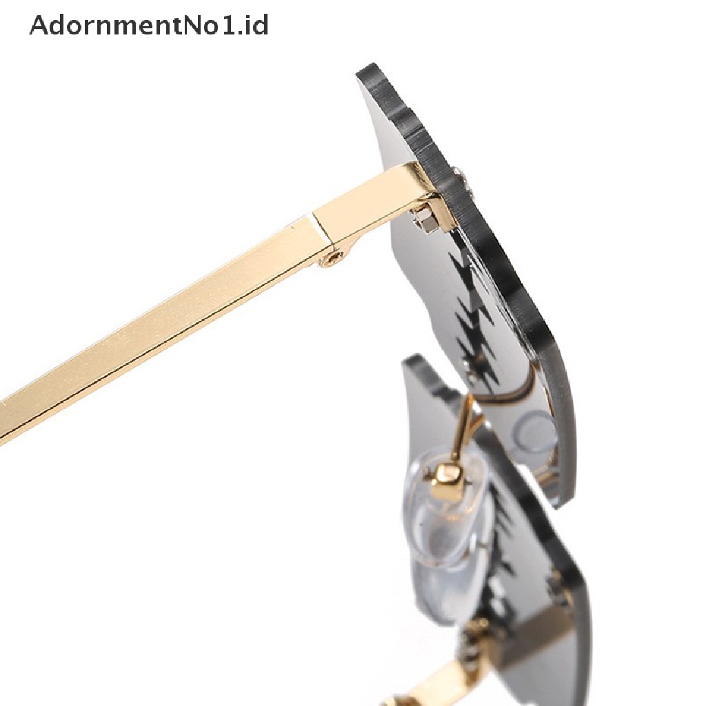 [AdornmentNo1] Fashion Rimless Woman Sunglasses Vintage Unik Frameless Steampunk Eyeglasses [ID]