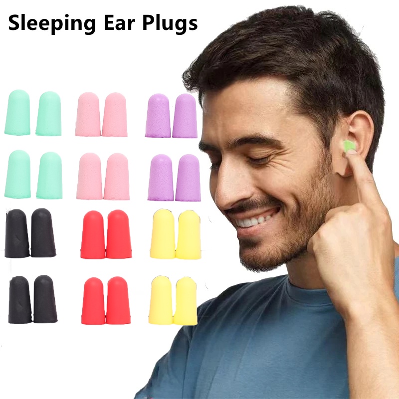 Comfort Earplug Kedap Suara/Spons Lembut Tidur Pelindung Telinga Anti Bising/Penyumbat Telinga Anti Mendengkur/Peralatan Kantor Alat Pengurang Kebisingan Belajar