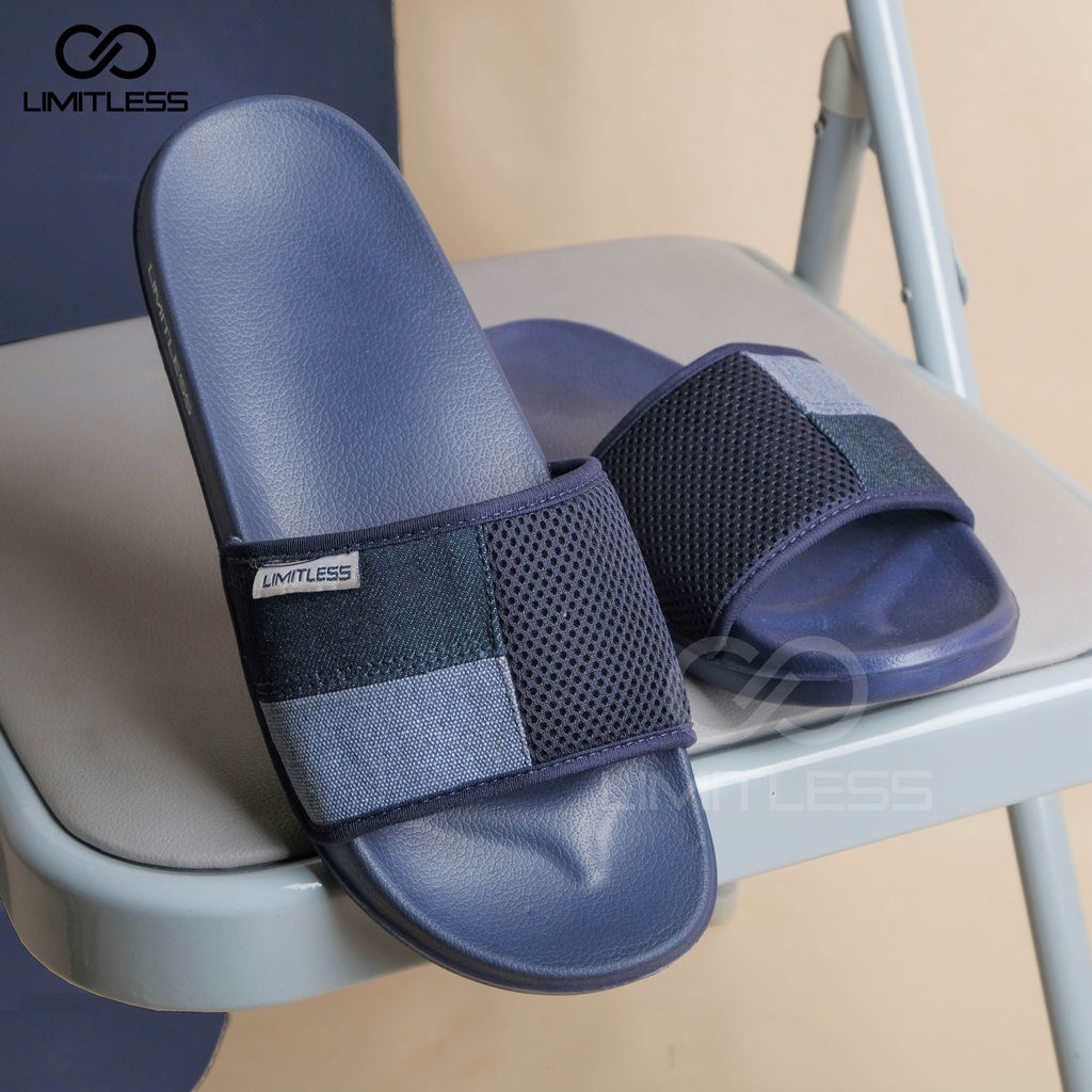 Sendal Cowok Slip On Keren Premium Kekinian Anti Slip Trendy Sandal Pria Slop Casual Fashion Terbaru