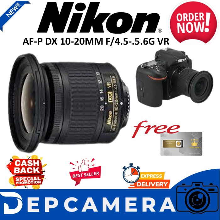 Nikon AF-P DX NIKKOR 10-20mm f/4.5-5.6G VR