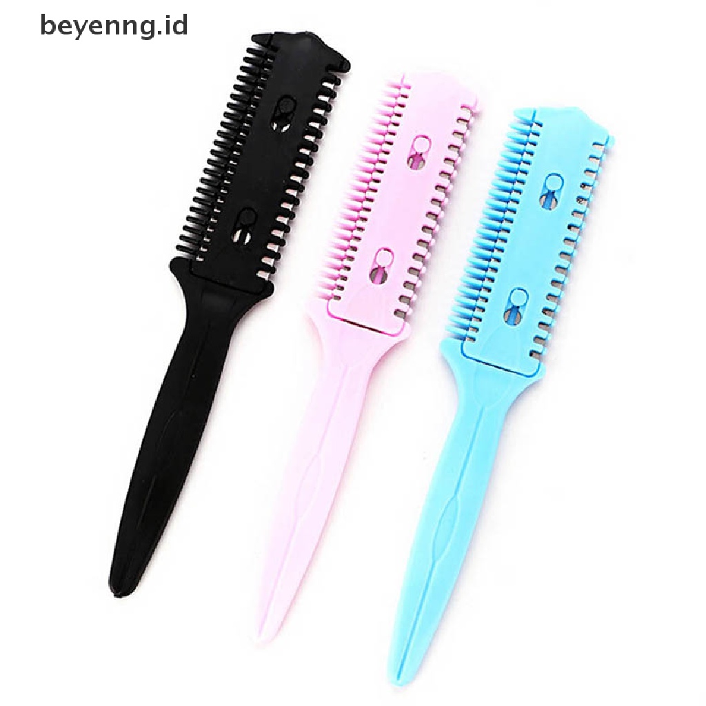 Beyen Alat Penata Rambut barber Gunting Potong Rambut styling razor magic blade comb ID