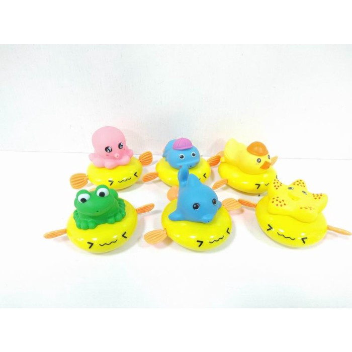 MAINAN MANDI ANAK PULL LINE TOYS BEBEK BAN DUCK BAYI WATER BATH LUCU