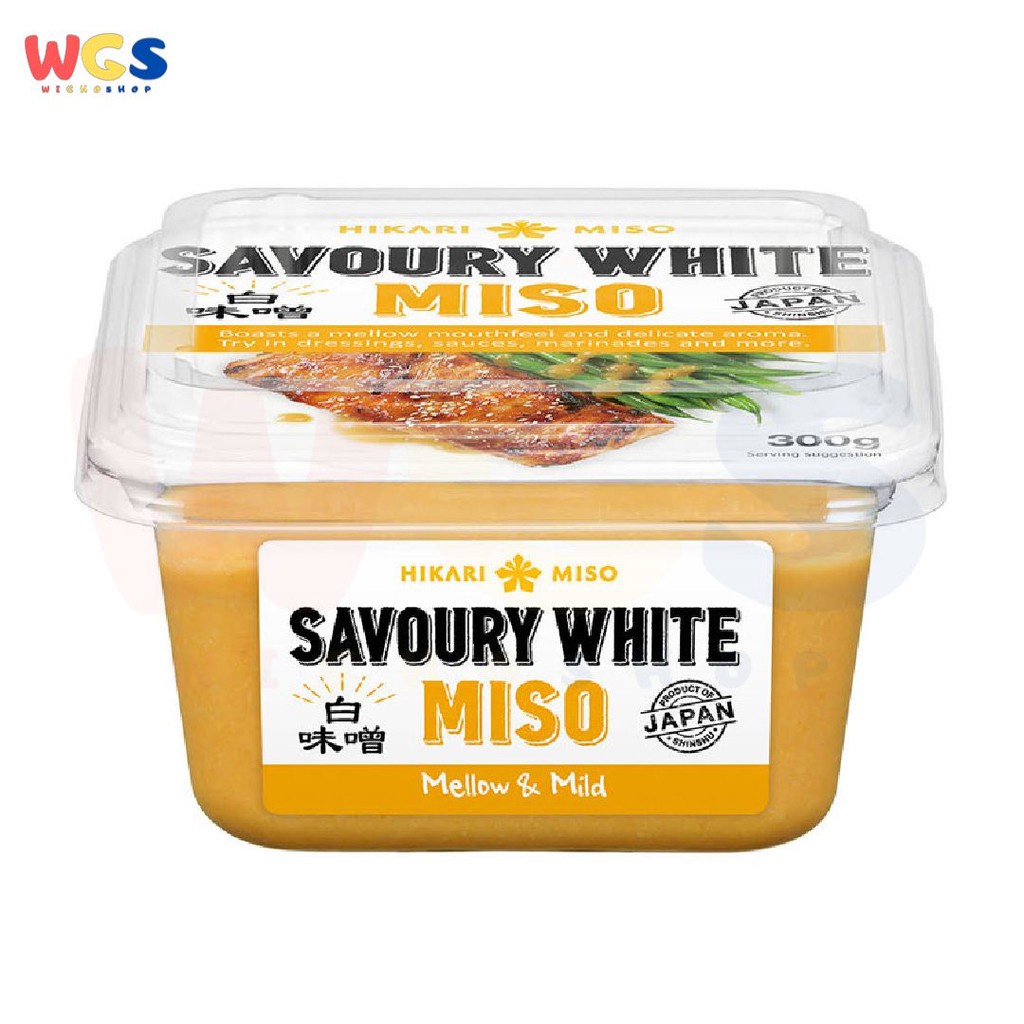 

Hikari Miso Savoury White Miso Mellow & Mild Paste Japan 300g