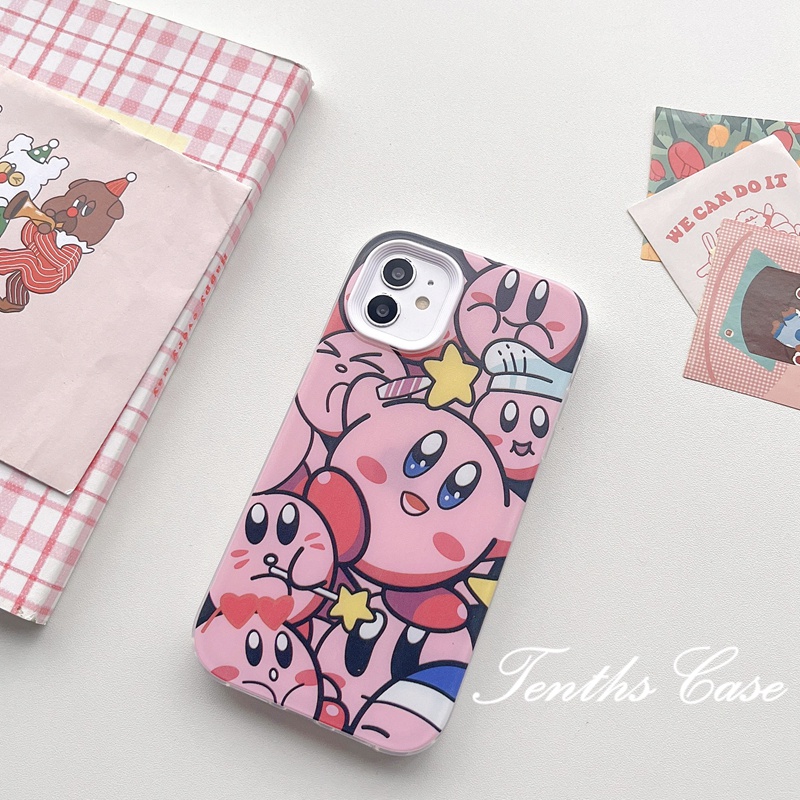 Samsung A14 A04 A04s A13 A23 A33 A53 A73 A03 A03s A22 A52 A32 A12 A50 A50s A30s A51 A11 A31 A70 3in1 Case Pink Monster Tutup Belakang