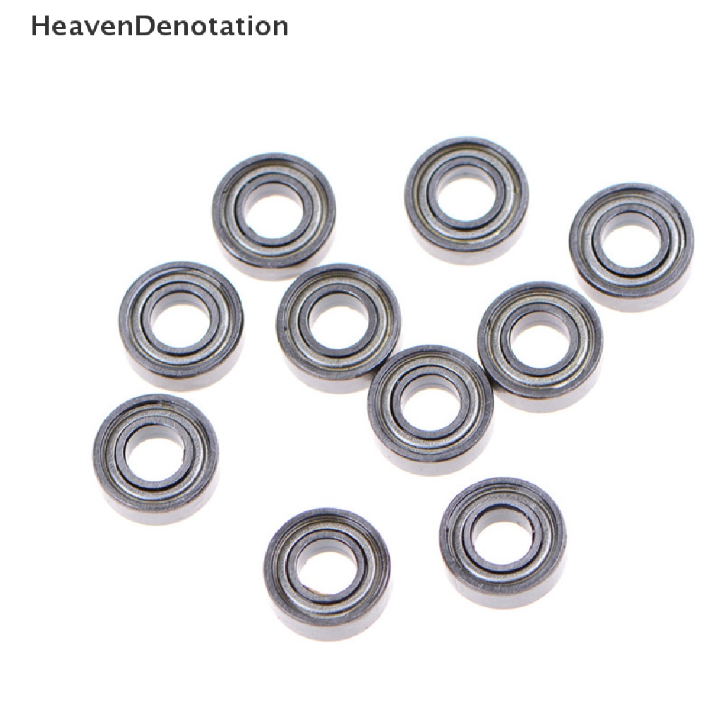 [HeavenDenotation] 10pcs MR115ZZ Miniatur Metal Terlindung Karet Disegel Bearing Model 5x11x4mm HDV