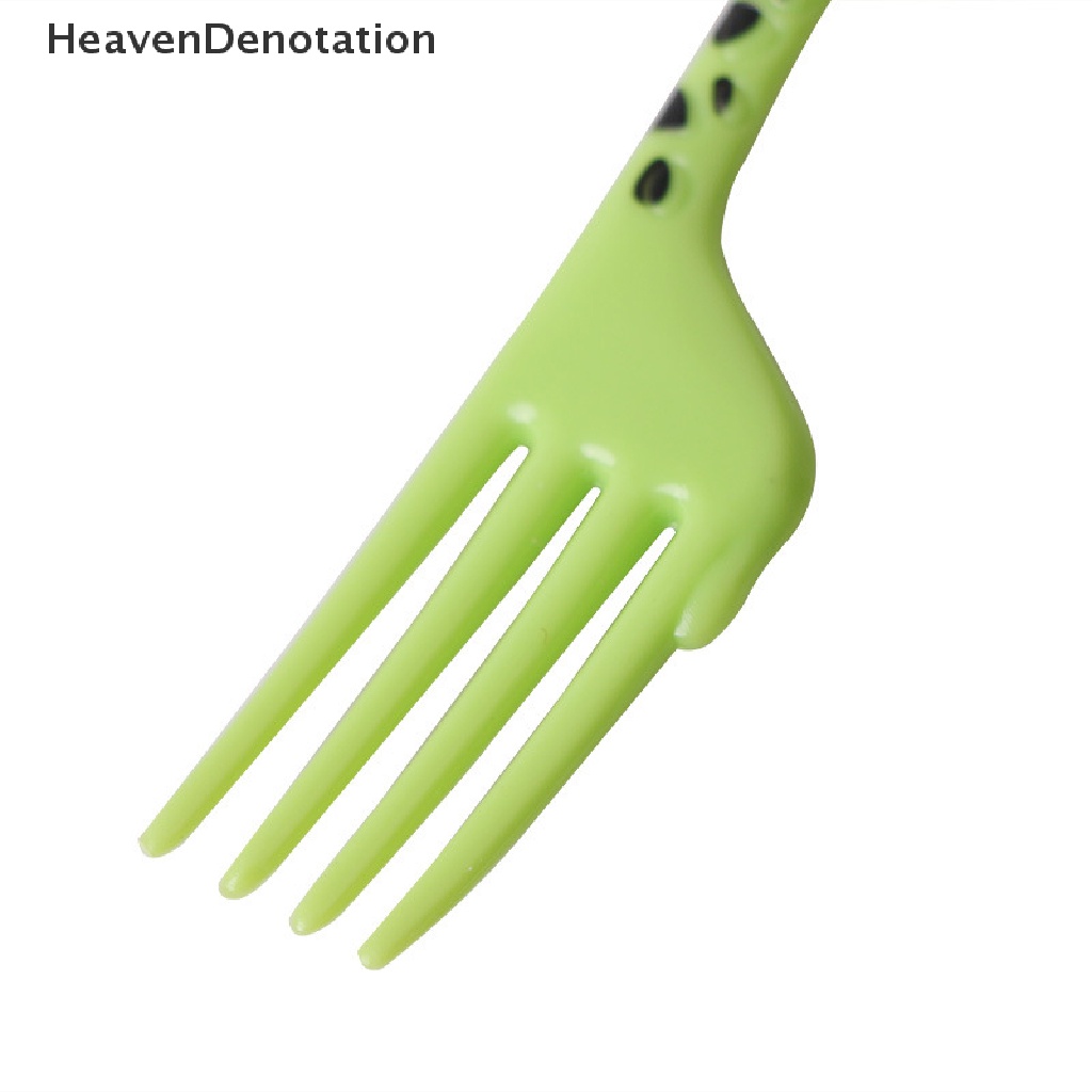 [HeavenDenotation] Set 10pcs Hewan Lucu Pengambil Makanan Mini Kartun Tusuk Gigi Garpu Buah Picks HDV