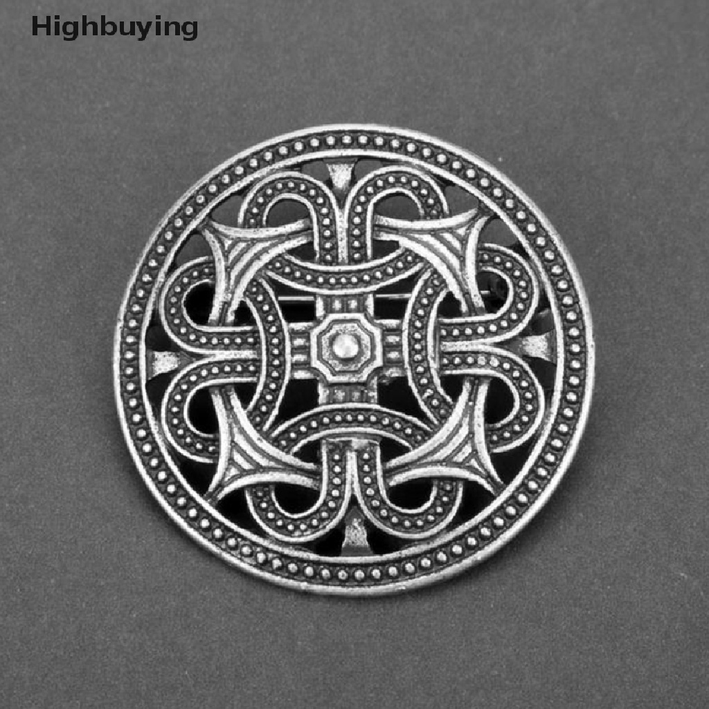 Hbid 1PC Pin Bros Perisai Viking Abad Pertengahan Jubah Selendang Pin Celtic Norse Jewellery Glory