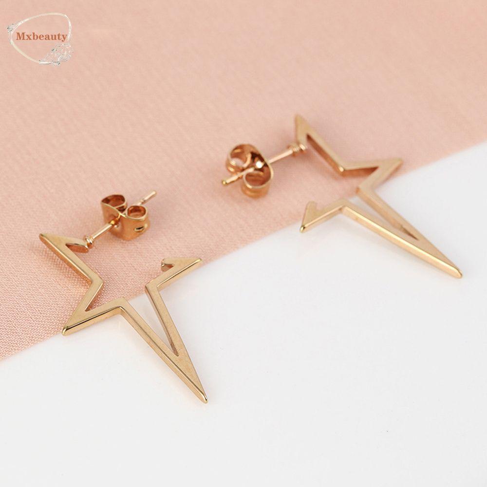 Mxbeauty Anting Wanita Gothic Sederhana Trendi Hiphop Anti Karat Fashion Menjuntai Earrings