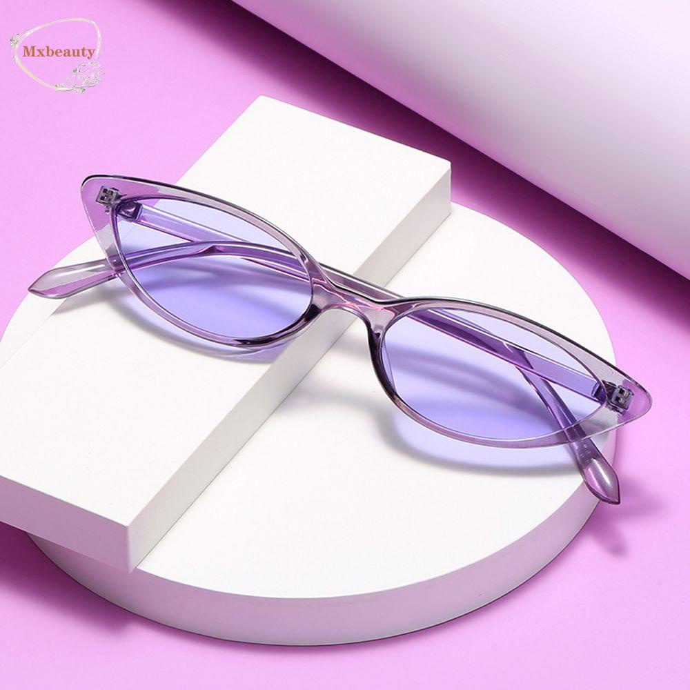 Mxbeauty Kacamata Hitam Wanita Pantai Vintage Trendy Hiphop Fashion Outdoor Cat Eye Shades