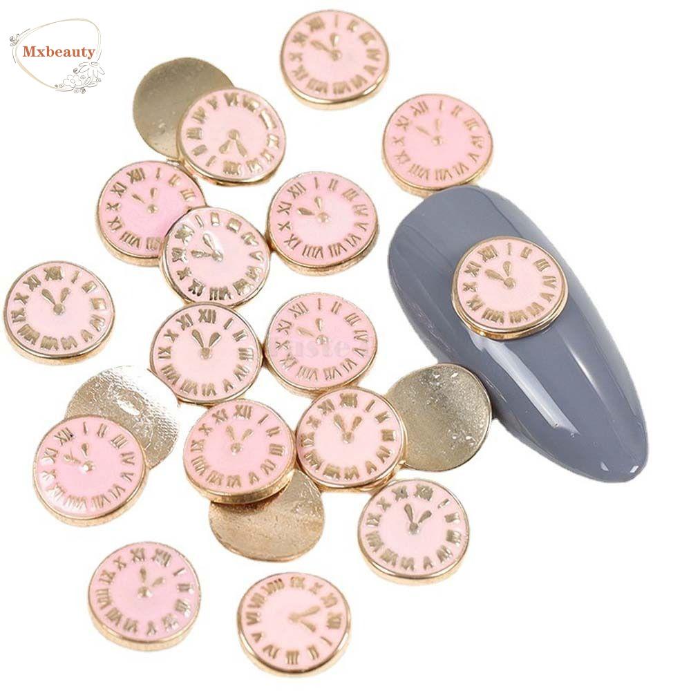 Mxbeauty Bintang Dekorasi Kuku Aksesoris Manicure Jepang Alloy Bintang Berujung Lima 3D Nail Art Drills