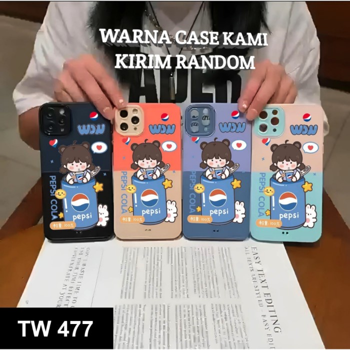 TWO TONE CASE MOTIF OPPO RENO 6 4G RENO 5 RENO 5F RENO 4 RENO 4F