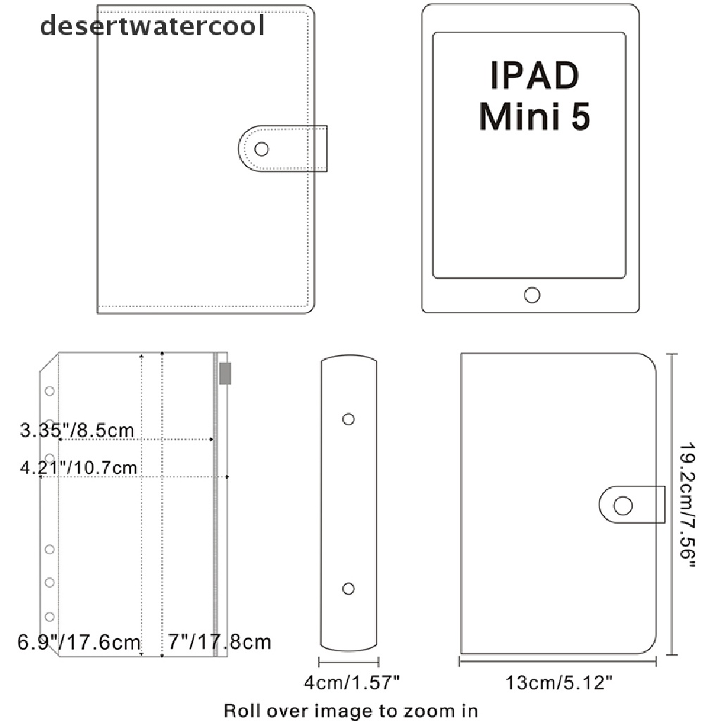 Deid 1set Binder Budget Planner Pengikat Amplop Uang Dengan Amplop Budget A6 Pocket Martijn