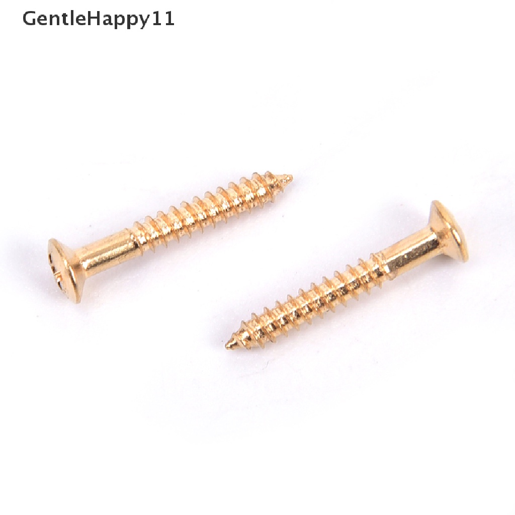 Gentlehappy 20pcs Cincin Pickup Humbucker Gitar Elektrik Moung Pickup Frame Fixing screw id