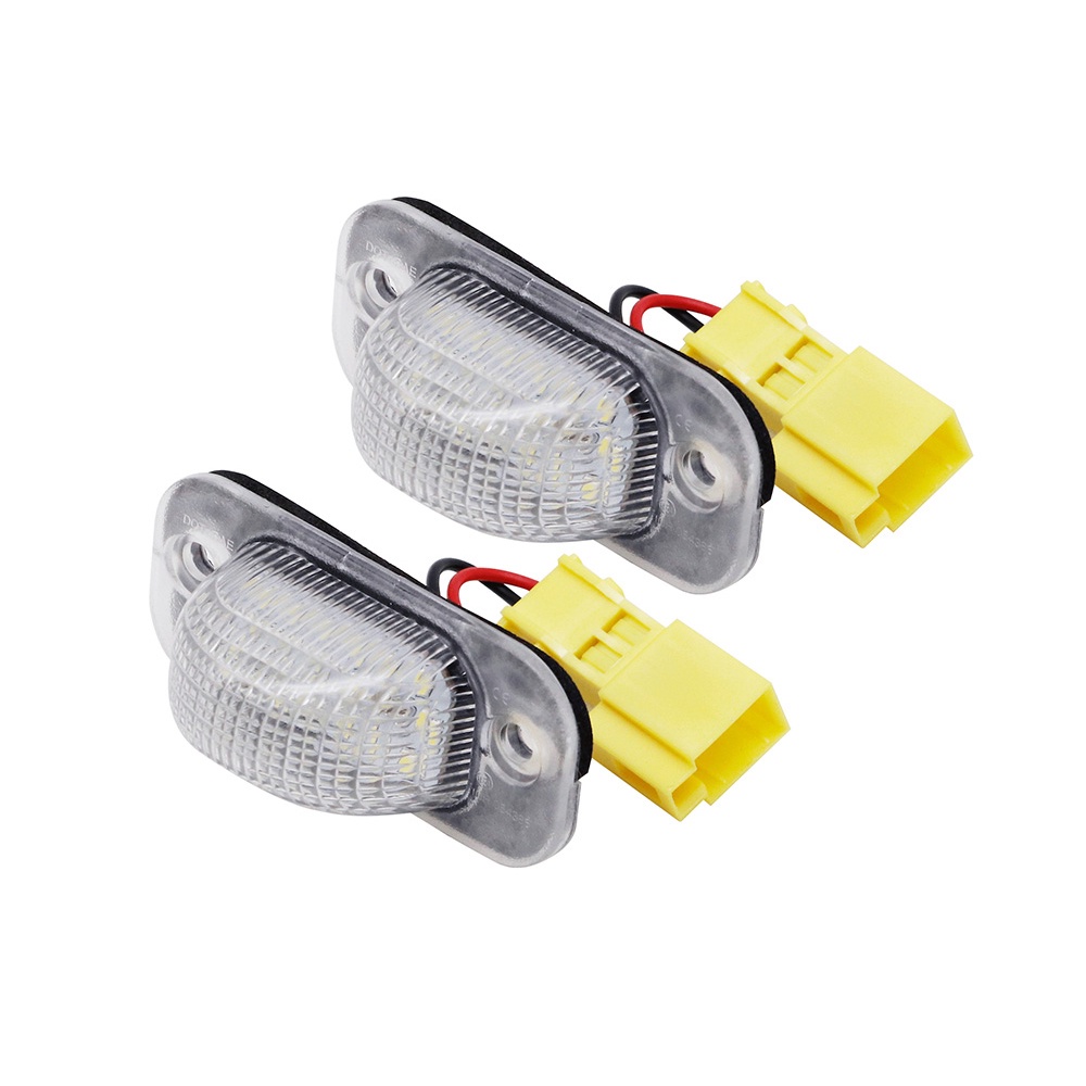 2pcs Lampu Plat Nomor Plat LED Putih Kecerahan Tinggi Untuk VW Golf2 83-92 Untuk Jetta2 84-91 Untuk Kursi Toledo I 91-99