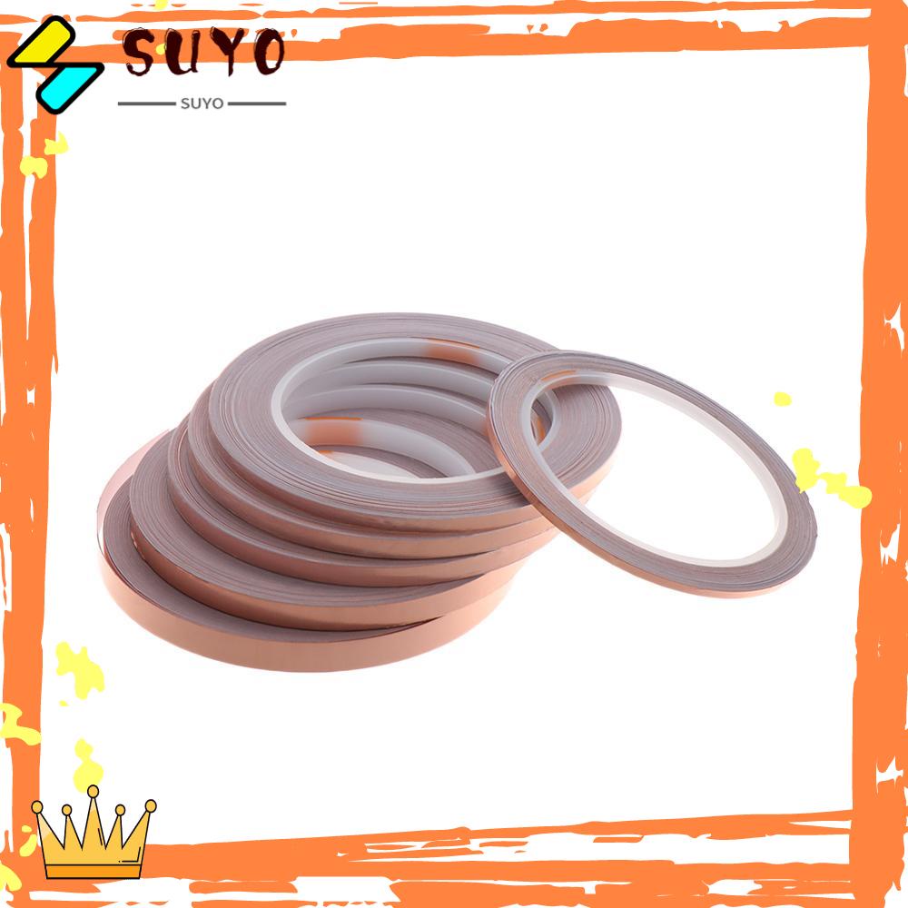 Suyo 1PC Copper Foil Tape Hot EMI Lem Perlindungan Strip Adhesive