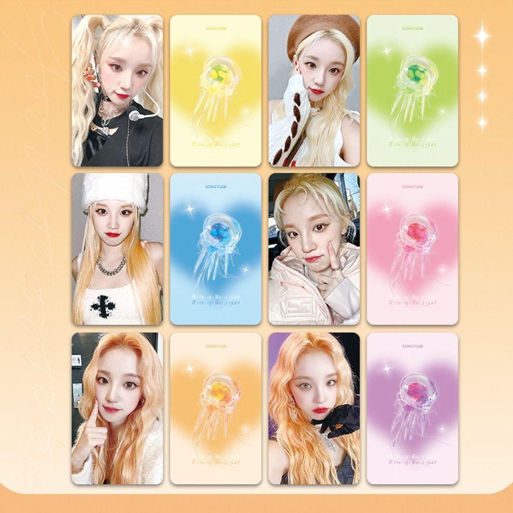 Mxbeauty (G) I-DLE Postcards Fans 6pcs/set Asrama Cetak Foto Album Idola Kamar Tidur Perempuan Grup Kartu