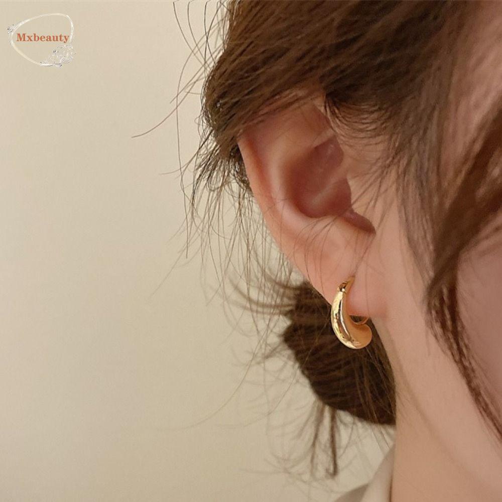 Mxbeauty Korea Ear Studs Hadiah Pesta Trendi Elegan Indah Telinga Aksesoris Geometris Telinga Gesper