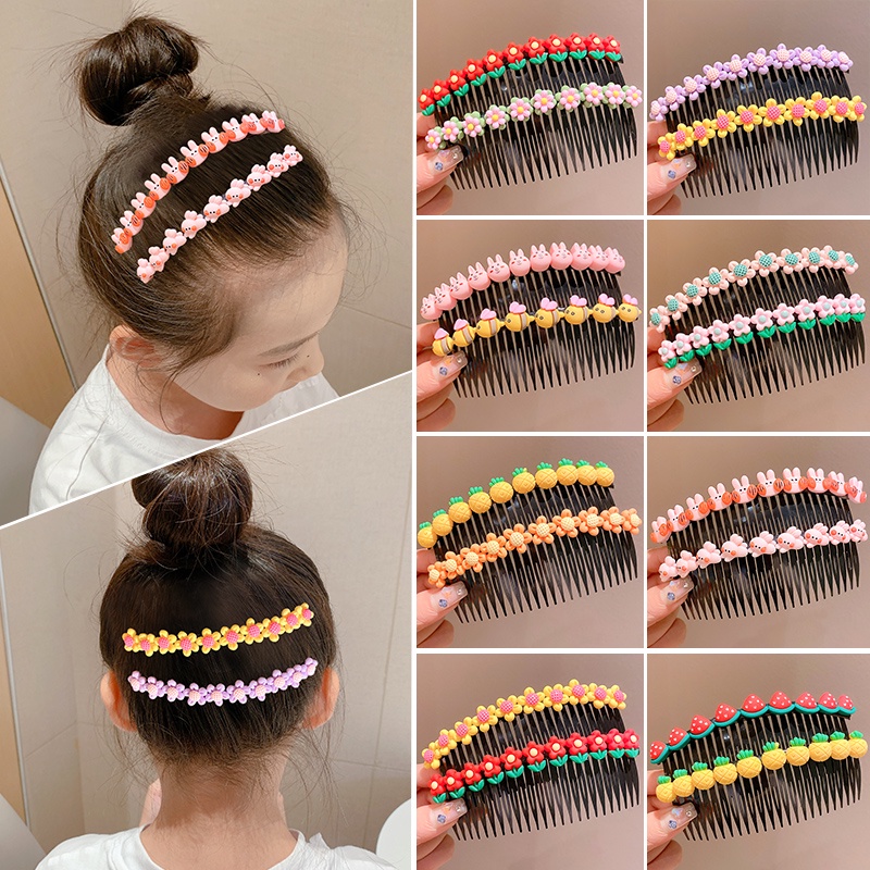 Anak Perempuan Kartun Hair Clip Sisir Rambut Jepit Rambut Poni Patah Aksesoris Rambut Rusak