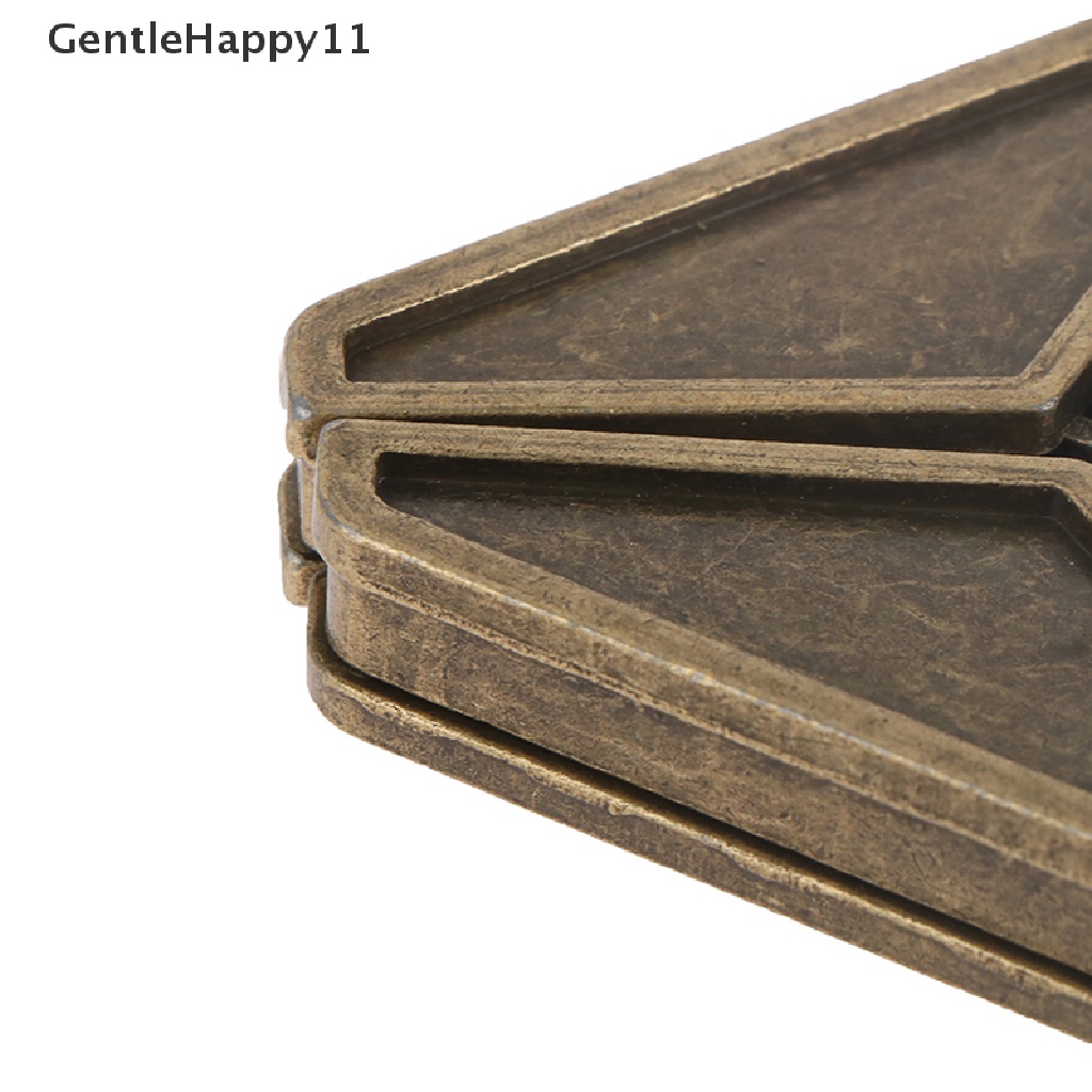 Gentlehappy Bermuda Baru Segitiga Metal Mainan Dewasa Intelektual Membuka Mainan Anak id