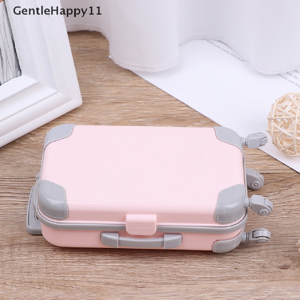 Gentlehappy Aksesoris Boneka Kereta Travel Plastik Mini Koper Plastik Bagasi id