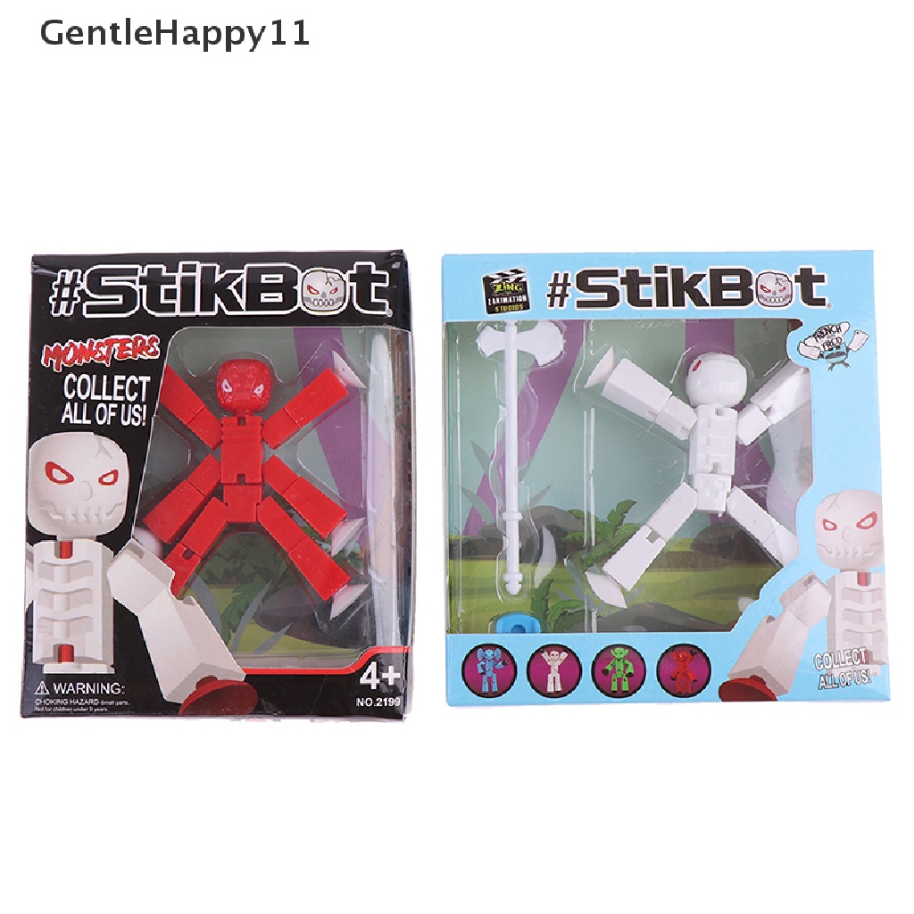 Gentlehappy stikbot Wayang sucker joint Wayang freeze Action Figure Syuting Animasi tripod id