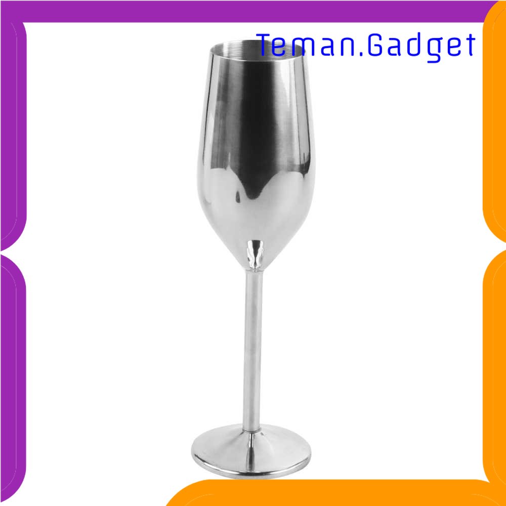 TG -  DPR YJBL Gelas Cangkir Stainless Steel Champagne Wine Goblet 220ml - XR105