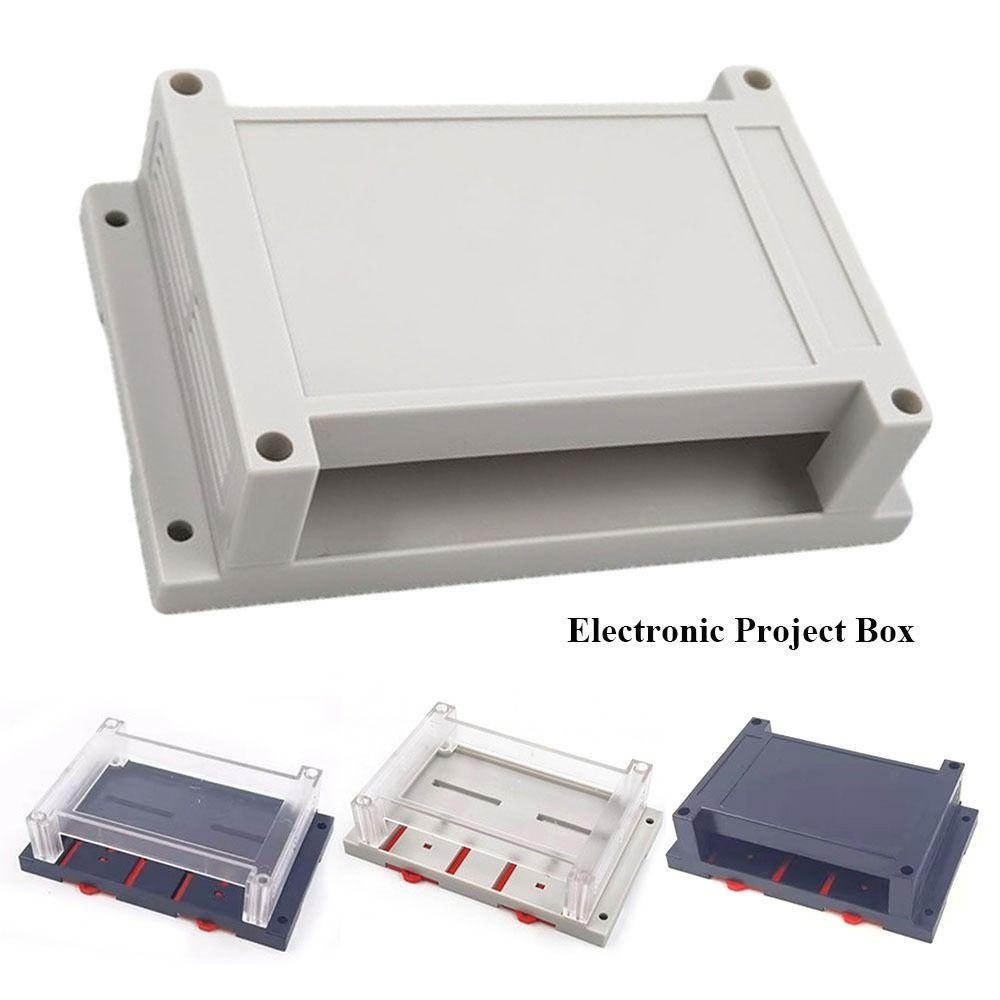 Populer Kotak Proyek Elektronik New ABS Plastik PLC Controller Casing Instrumen Perumahan