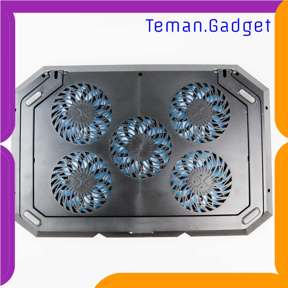 TG - KMP Deek-Robot Notebook Cooling Pad 17 Inch RGB 1400 RPM 5 Fans - YL-018