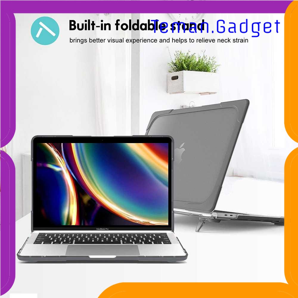 TG - KMP Reykaye Protective Cover Case Stand Macbook Pro 13 A2251 A2289 A2338 - RKE13