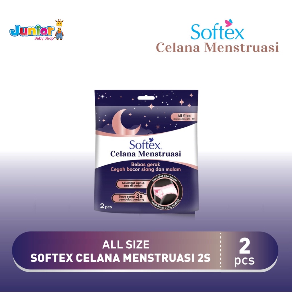 Softex Celana Menstruasi Extra Size | Daun Sirih | All Size