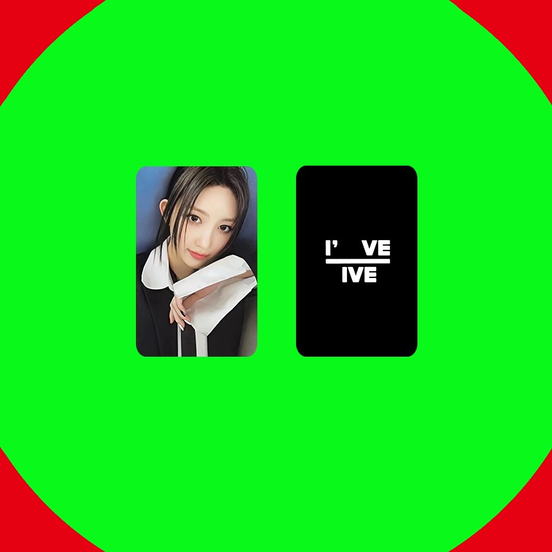 6pcs/set IVE 2023album I'VE Photocards WITHMUU Kartu Lomo Kpop Postcards Collection