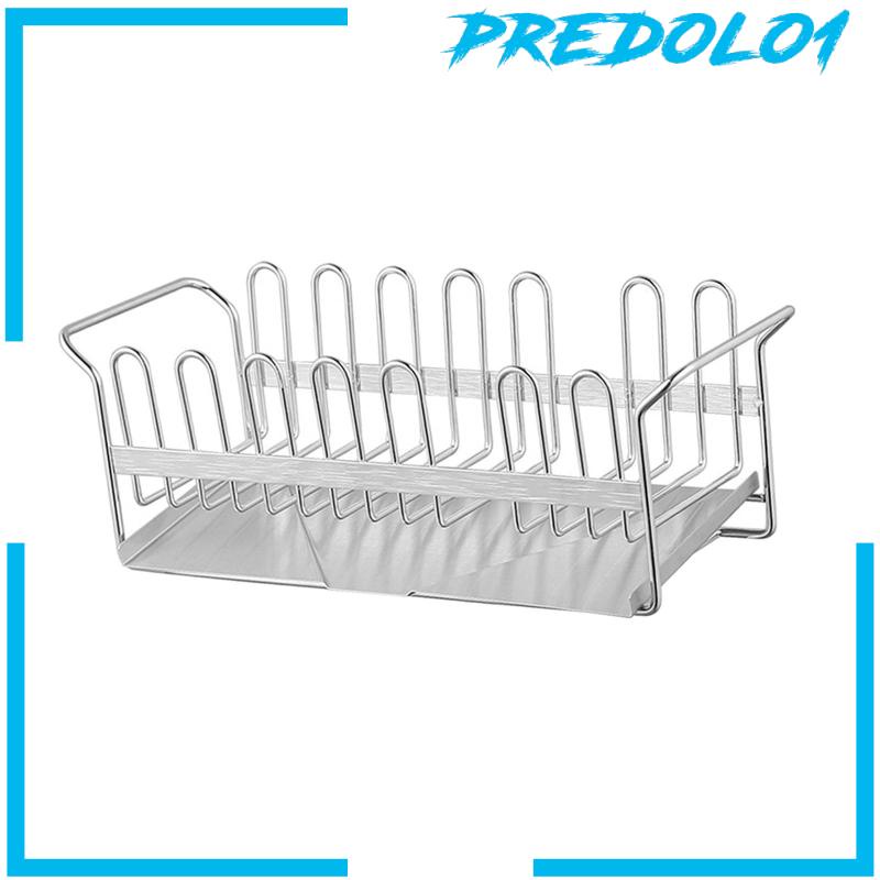 [Predolo1] Kitchen Sink Caddy Organizer Rak Wastafel Anti Karat Untuk Sikat Lap Meja