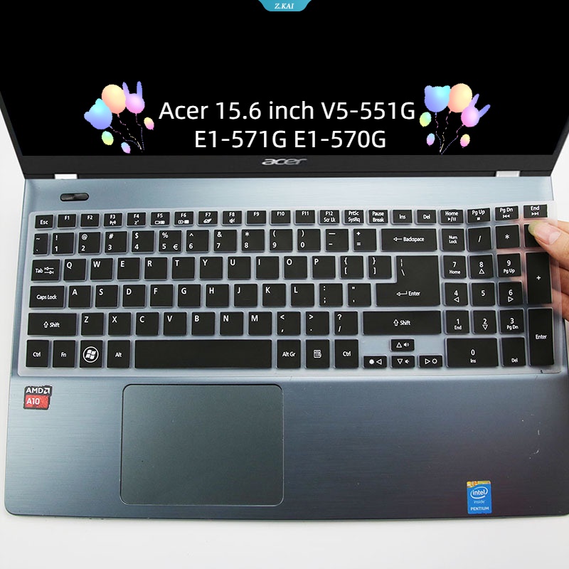 Thinkpad Cover Pelindung Film Keyboard Tahan Debu Removable and Washable Tersedia Model Acer 15.6 Inch V5-551G E1-571G E1-570G Film Keyboard Komputer [ZK]