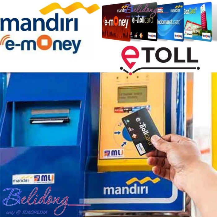 KARTU E-MONEY - KARTU EMONEY - EMONEY E TOLL - KARTU E-MONEY MANDIRI