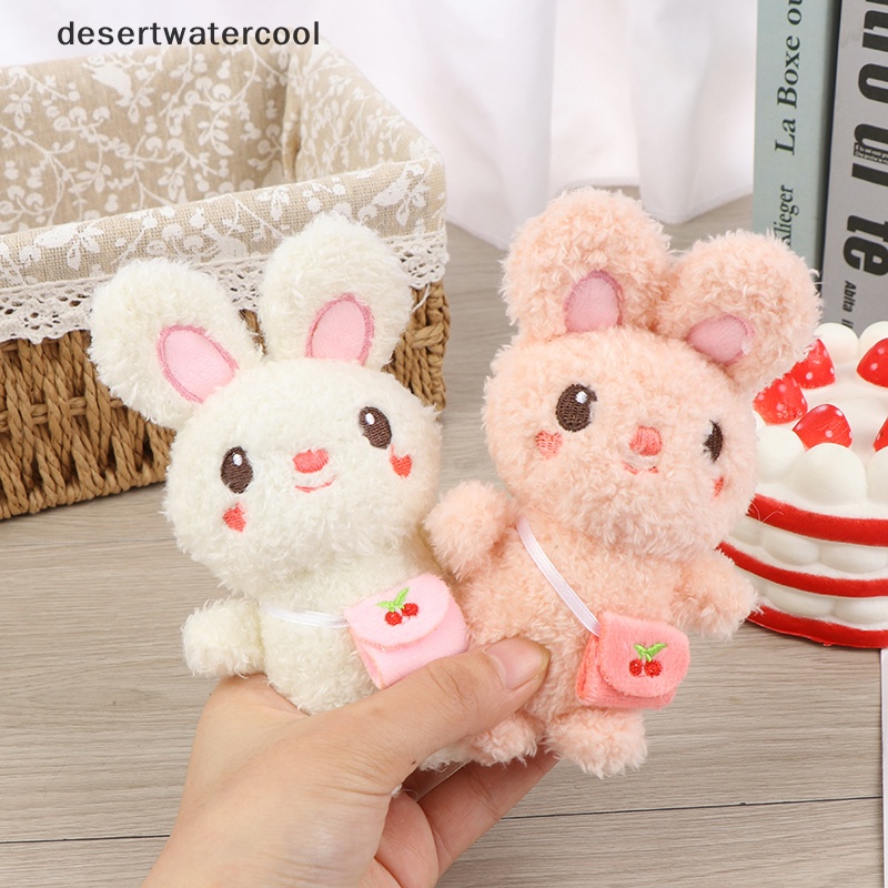 Deid Lovely 13CM Rabbit Stuffed Plush Toy Ransel Boneka Kelinci Gantungan Kunci Liontin Mewah Martijn