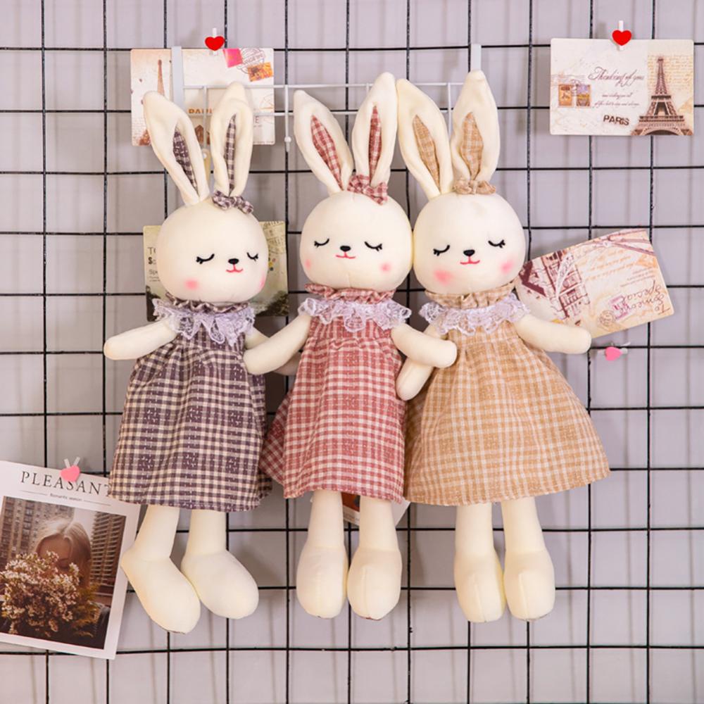 Timekey 50 cm Anak Kelinci Lucu Mainan Mewah Telinga Panjang Boneka Lembut Bunny Doll Mainan Tidur Anak Perempuan Anak Bayi Plush Animal Mainan Ulang Tahun F2J8