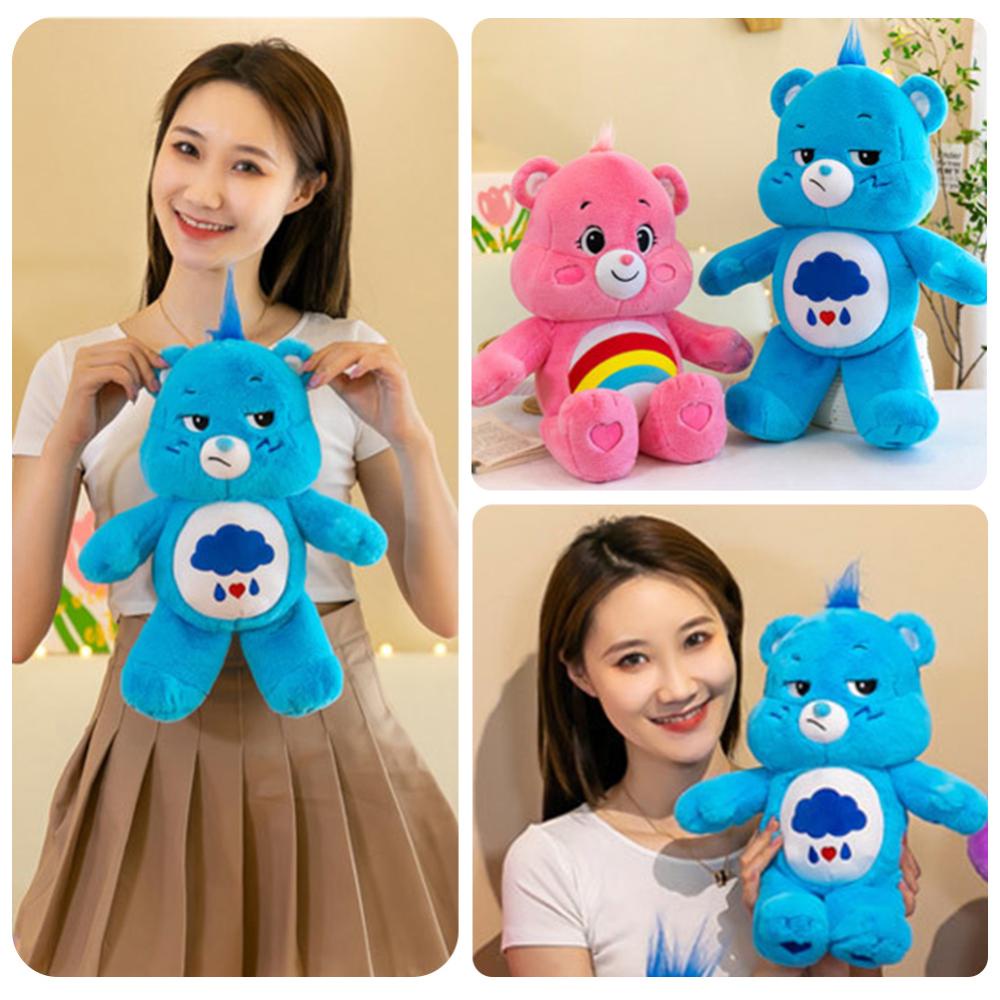 Timekey 1 Pc Baru Kawaii Bear Plush Toy Doll Rainbow Anime Mainan Anak Kartun Plush Bear Surprise Mainan Untuk Ulang Tahun Natal H9V5